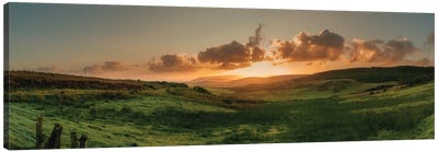 Sunset, Kintyre I Canvas Art Print - Sarah Morton