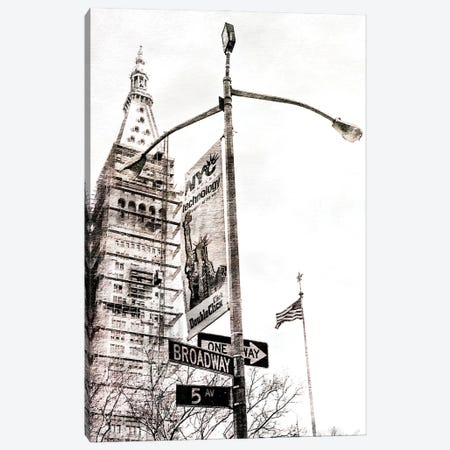 Broadway And 5th Canvas Print #SMF52} by Sarah Morton Canvas Print