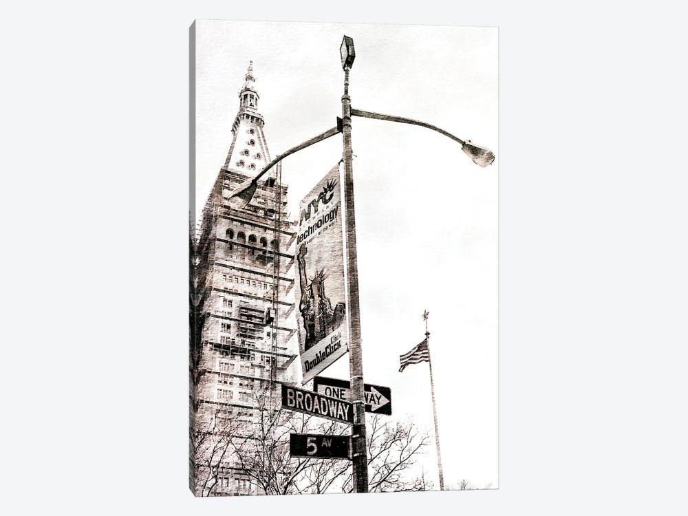 Broadway And 5th by Sarah Morton 1-piece Canvas Wall Art