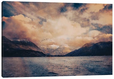 Across The Loch To Glen Coe Canvas Art Print - Sarah Morton