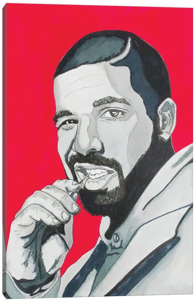 Drake Canvas Art Print - Sammy Gorin