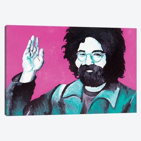 Jerry Garcia Canvas Print #SMG16} by Sammy Gorin Canvas Print