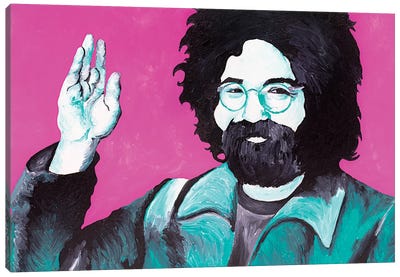 Jerry Garcia Canvas Art Print - Sammy Gorin