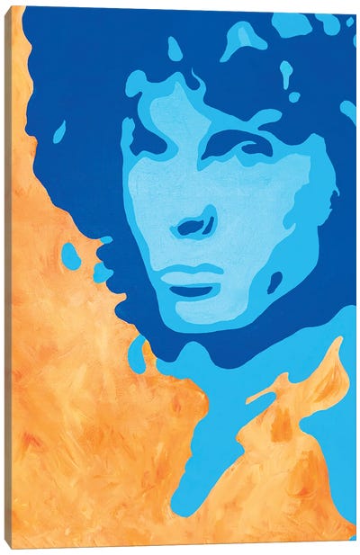Jim Morrison Canvas Art Print - Sammy Gorin
