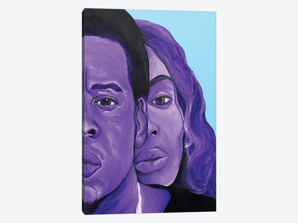 Bey Jay On The Run by Sammy Gorin 1-piece Canvas Wall Art