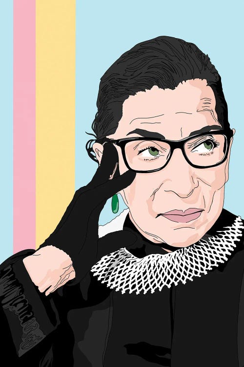 Ruth Bader Ginsburg Illustration