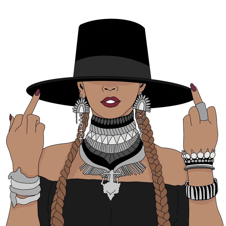Beyonce Formation by Sammy Gorin wall art