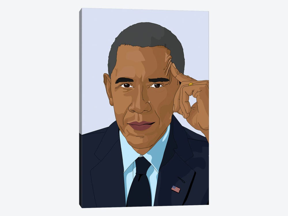 Barack Obama by Sammy Gorin 1-piece Canvas Print