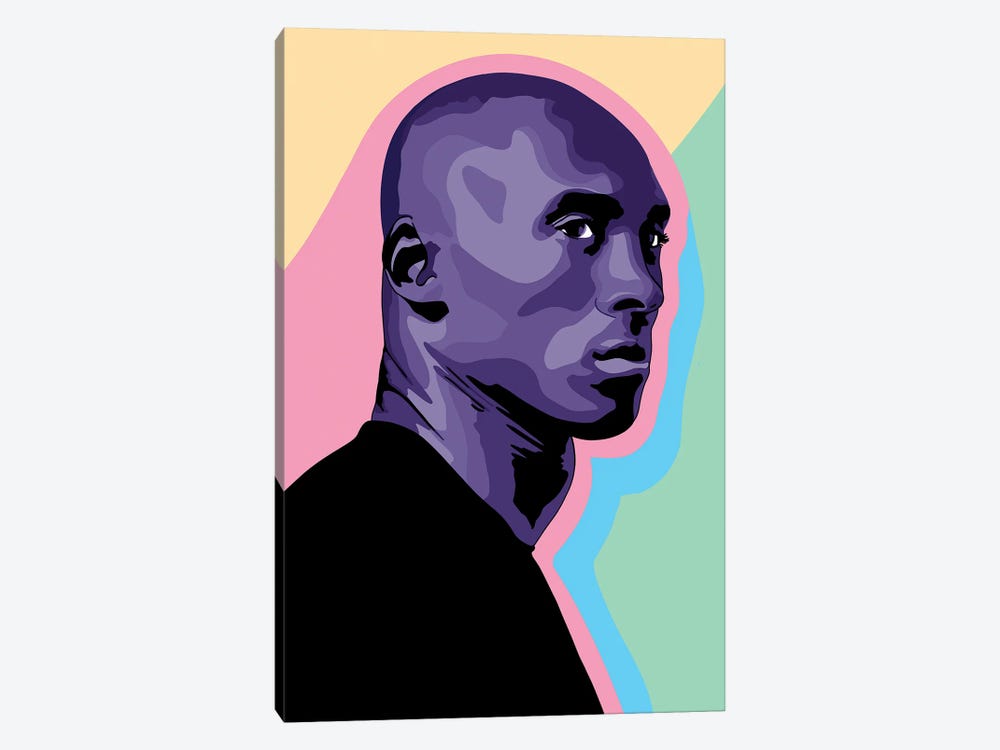 Kobe Bryant Cut-Out by Sammy Gorin 1-piece Canvas Print