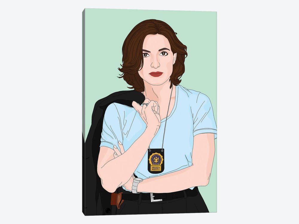 Detective Olivia Benson by Sammy Gorin 1-piece Canvas Art Print