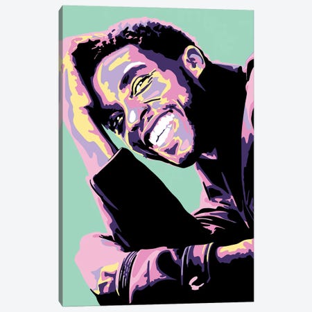 Chadwick Boseman Canvas Print #SMG63} by Sammy Gorin Art Print