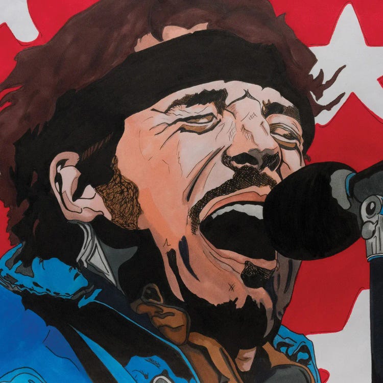 Bruce Springsteen - New by Sammy Gorin wall art