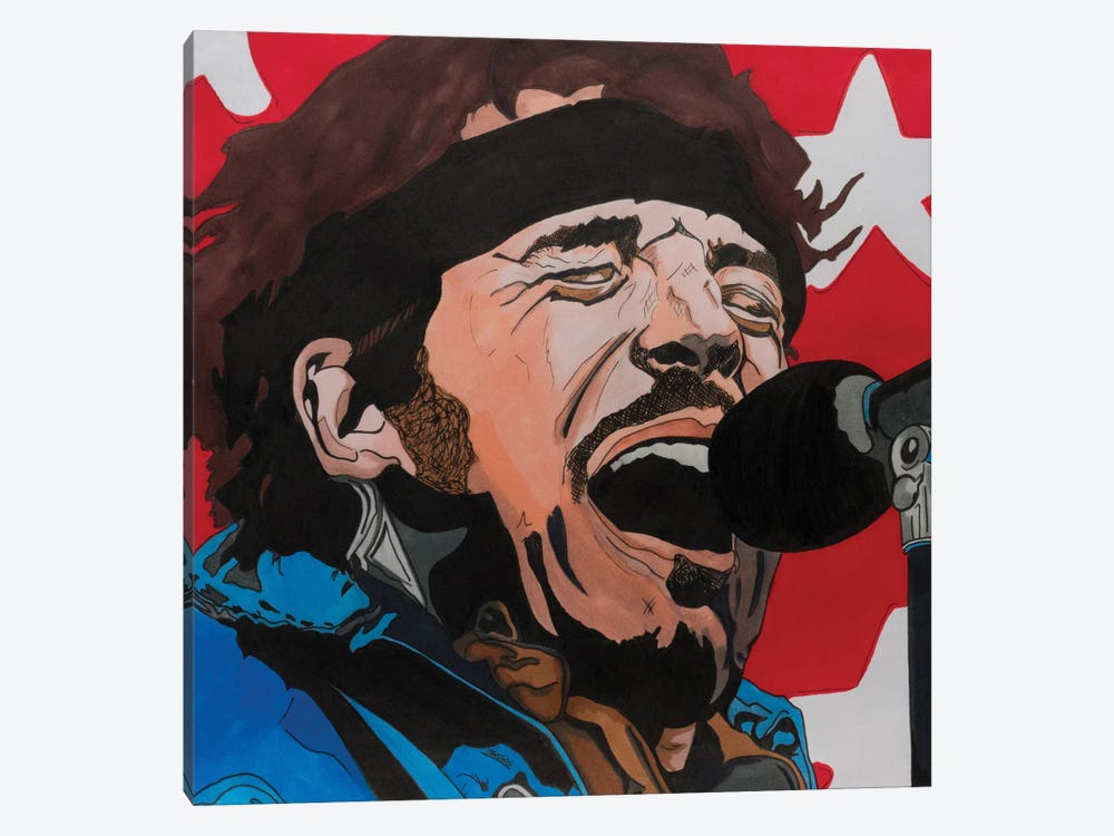 Bruce Springsteen - New by Sammy Gorin 1-piece Art Print