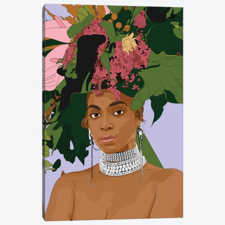 Beyonce Canvas Print #SMG76} by Sammy Gorin Canvas Print