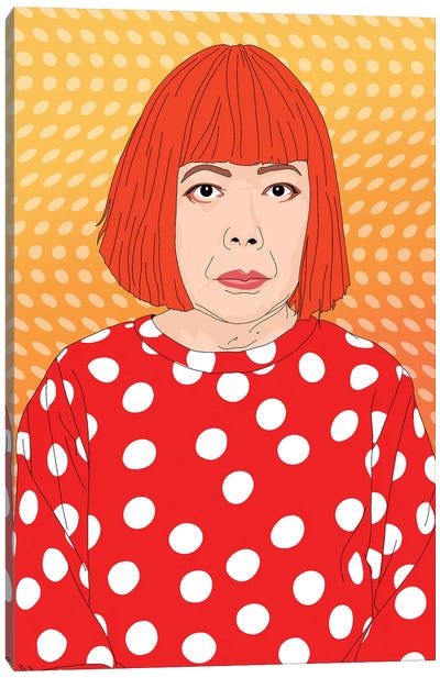 Kusama Canvas Art Print - Polka Dot Patterns