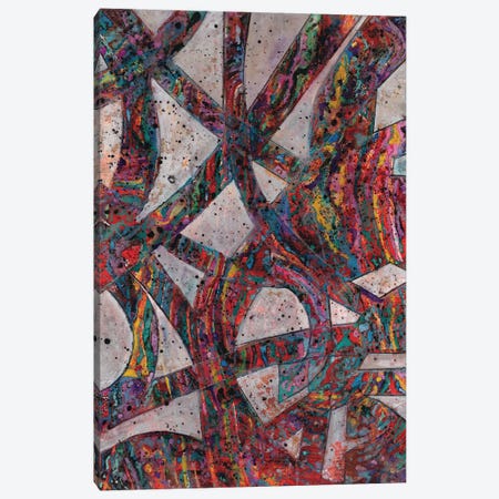 Painted Splattered Roads Canvas Print #SMH26} by Smith Haynes Canvas Art Print