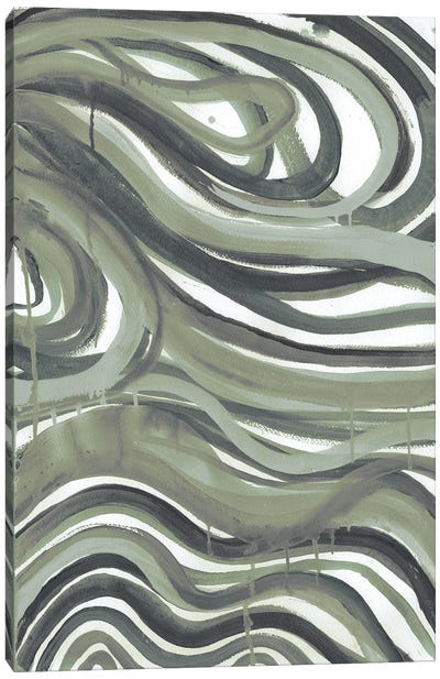 Emerald Swirls I Canvas Art Print - Smith Haynes