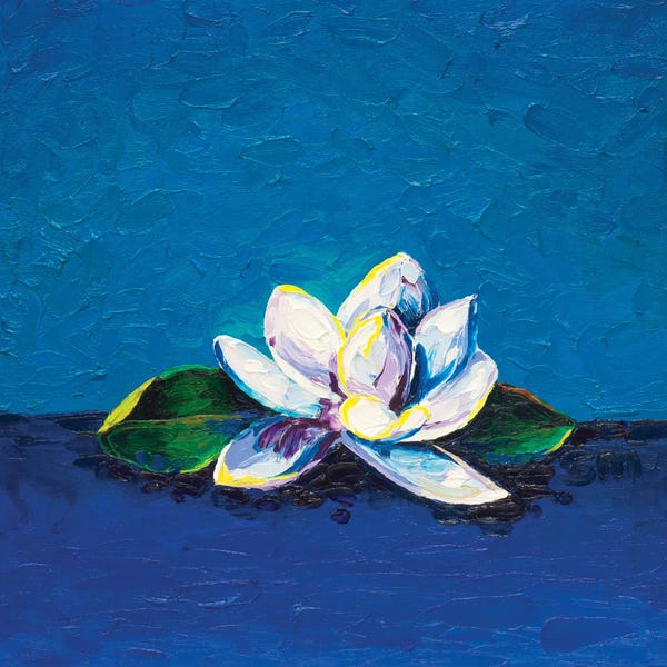 Textured Florals: Magnolia Blossom by Simone Majetich