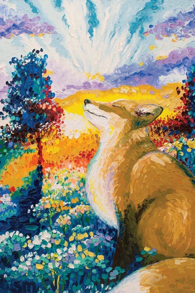 Finger Painting: Morning Splendor by Simone Majetich