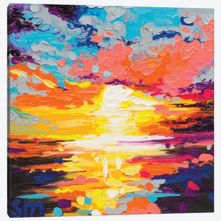 Sunset Canvas Print #SMJ15} by Simone Majetich Canvas Art