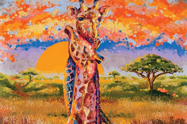 Finger Painting: Beloved Bushveld by Simone Majetich