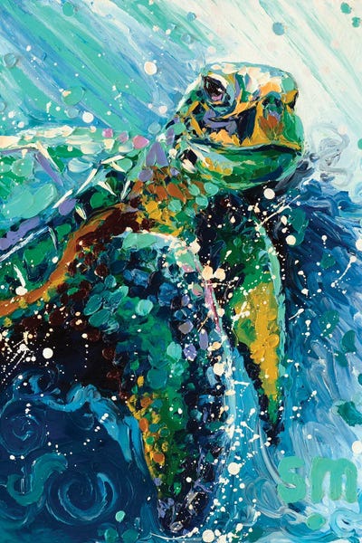 Reptiles & Amphibians: Turtle Tide by Simone Majetich