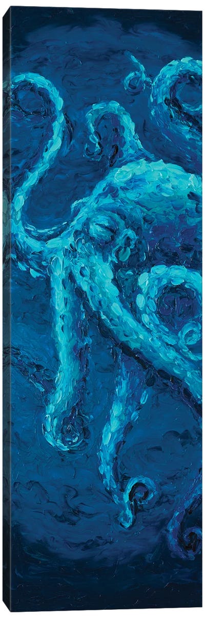 King Of The Deep Canvas Art Print - Sea Life Art