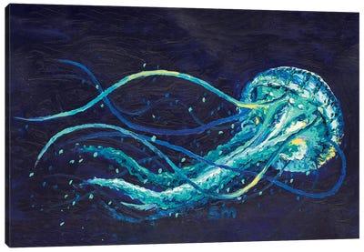 Chrysaora Canvas Art Print - Jellyfish Art