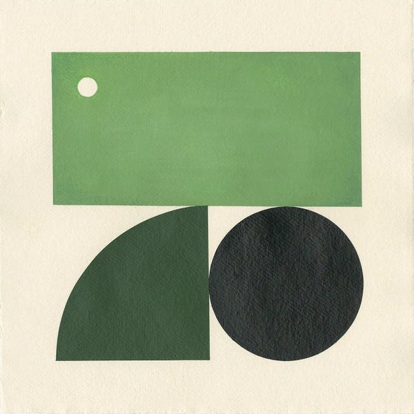 Muted & Modular Abstracts: The Art Of Happiness by Simona Puidokaite