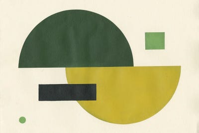 Upside Down Sun Earth by Simona Puidokaite framed canvas print