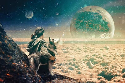 Watching Closely by Seamless framed wall art