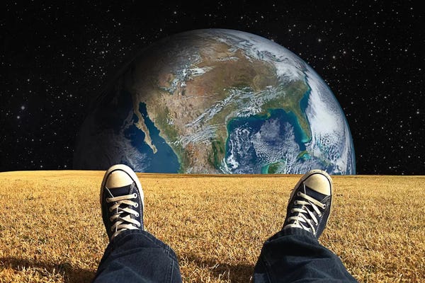 Kids Astronomy & Space Art: World View by Seamless