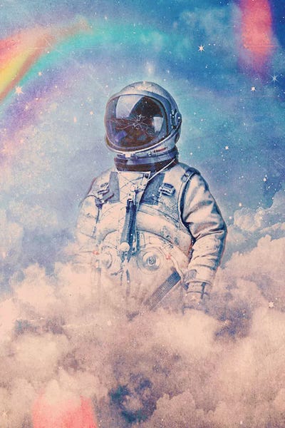 Between The Clouds by Seamless art print