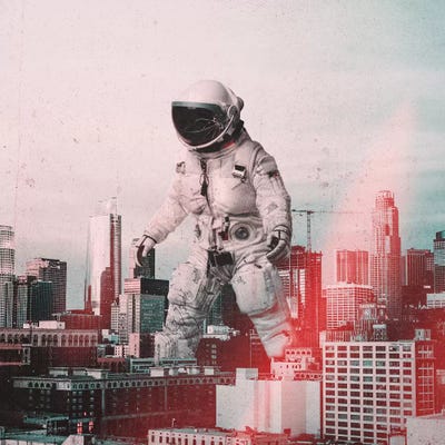 City Walk by Seamless art print