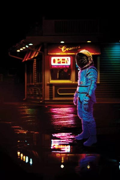 Kids Astronomy & Space Art: Everyday Is The Same by Seamless