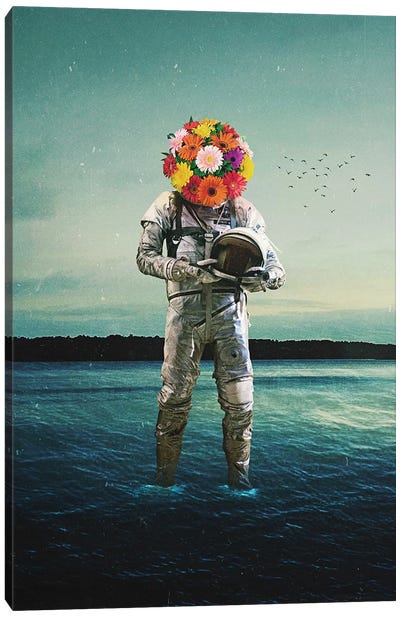 Forget Why I Came Here Canvas Art Print - Astronaut Art