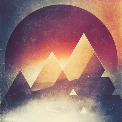 Fractions B04 by Seamless art print