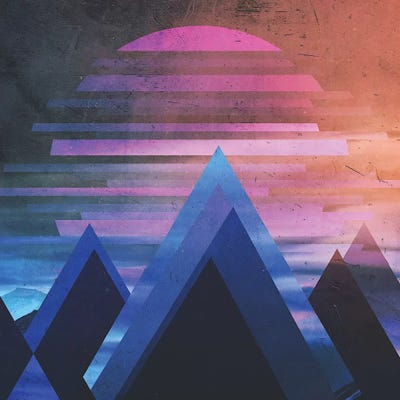 Fractions B08 by Seamless canvas print