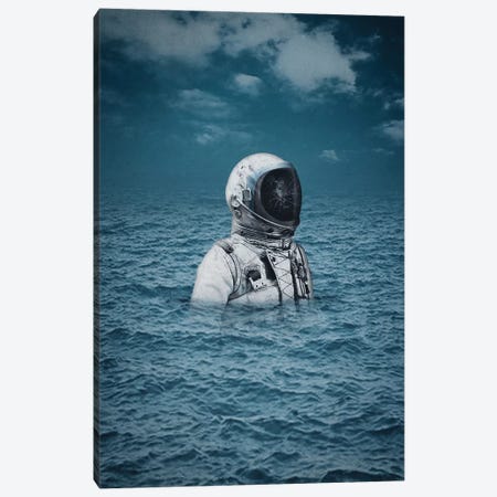 Lost At Sea Canvas Print #SML54} by Seamless Canvas Artwork