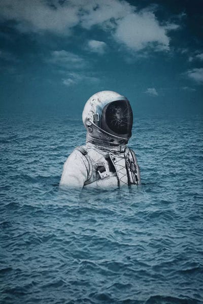 Kids Astronomy & Space Art: Lost At Sea by Seamless