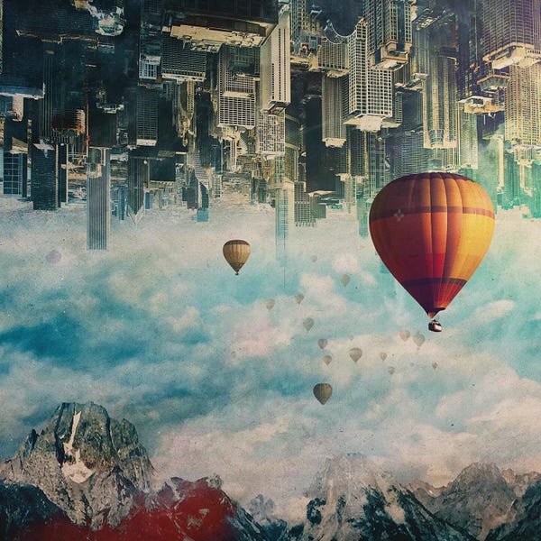 Hot Air Balloons: Passing By by Seamless