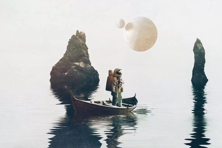 Searching Land by Seamless wall art
