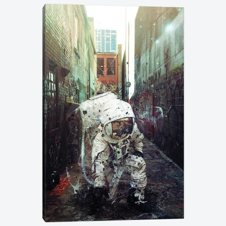 Alley Canvas Print #SML6} by Seamless Canvas Wall Art