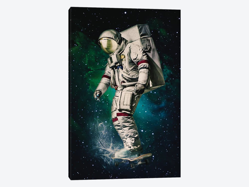 Space Ride by Seamless 1-piece Canvas Art Print