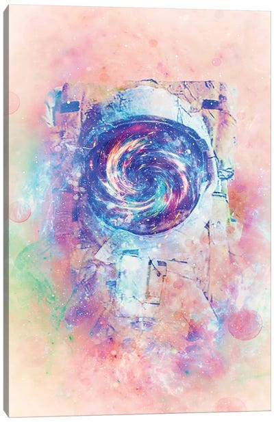The Ciclonaut Canvas Art Print - Seamless
