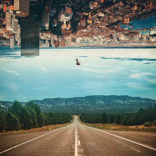 Large Scenic & Landscape Art - Canvas Prints: The Dropout by Seamless