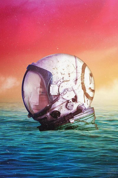 Kids Astronomy & Space Art: The Felling Of Waves by Seamless