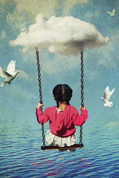 Kids Inspirational Art: The Traveler by Seamless