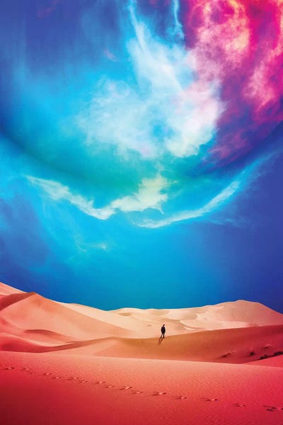 The Vast Desert by Seamless canvas print