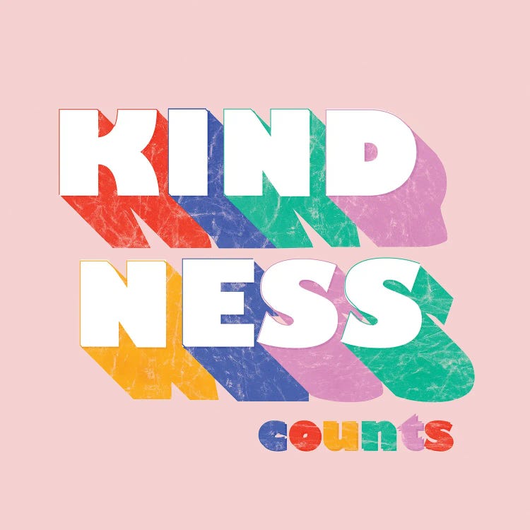 Kindness Counts Typography